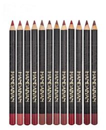 Handaiyan Matte lipstick lip liner Pen Set 12 Colour Lips Makeup Kit Non Stick Cup Easy to Wear Natural Pencil5675530