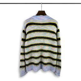 Designers Sweater Mens Half Zíper maconha de malha.