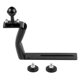 Cameras Z Shape Handle Mount with Base Adapter Lightweight Single Handle Ball Support Extension Diving Bracket for SLR Camera