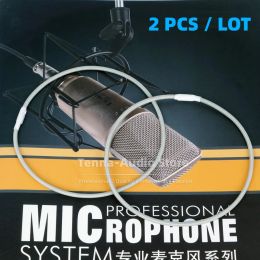 Accessories 2PCS Recording Microphone Elastic Rubber Band Strap For NEUMANN U87 U 87 Ai U87Ai Mic Shock Mount Suspension Cable Holder Cord