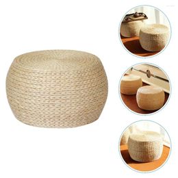 Pillow Pouffe Grass Child Outdoor Mats Foam Flooring Tiles Rattan Woven Footrest