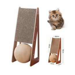 Cat Scratcher Board Detachable Cat Scraper Scratching Post for Cats Grinding Claw Climbing Toy Pet Cat Furniture Supplies 240403