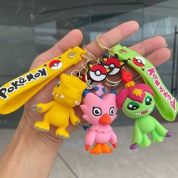 Wholesale of digital treasure keychains, cartoon doll pendants, creative car keychains, student backpacks, pendants, clip doll machines