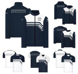 F1 Team Racing Polo Jersey 2021 Polyester Quickdrying Car Lapel Tshirt Same Style Customization4894097