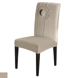 Chair Covers Zen Sand Stone Cover Spandex Elastic Dining Slipcover Wedding Banquet El Stretchy Seat