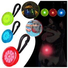 Dog Collars Colorful Warning Light Cat Spotlight Indicator Waterproof Pet Night Running Lights Anti-lost Supplies