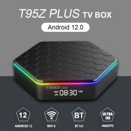 Box 2022 Android 12.0 Smart TV BOX T95Z RGB Light 6K Ultra HD 2.4G/5G Dual Wifi H618 Quadcore BT5.0 Settop Box 3D 16/32/64GB ROM