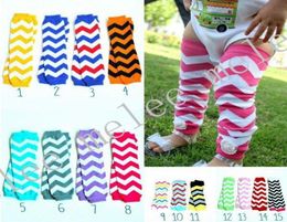 Baby Chevron Leg Warmer Baby Leg Warmers infant Colourful leg warmer child socks Legging Tights Leg Warmers 15pairslotaccept colo4395309