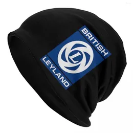 Berets British Leyland Logo Warm Knitted Cap Fashion Bonnet Hat Autumn Winter Outdoor Beanies Hats For Unisex Adult