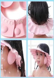 Caps Hats Baby Shower Cap Adjustable Hair Wash Hat For Born Infant Ear Protection Safe Children Kids Shampoo Shield Bath Head Co6984937