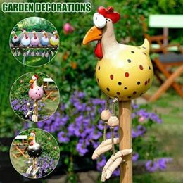 Party Decoration Garden Ceramic Chicken Hilde Animal Figurine Ornament For Home Decorative Craft