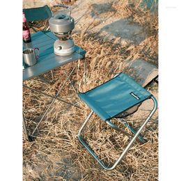 Camp Furniture 33 36 40cm Outdoor Aluminum Alloy Folding Stool Portable Fishing Camping Beach Chair