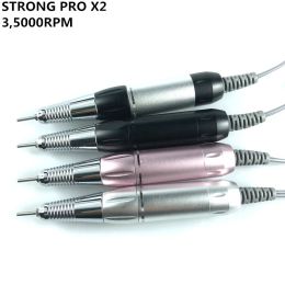 Drills Saeyang STRONG 210 PRO X2 Handpiece 35000 RPM Dental Micromotor Polishing Electric Nail Drill manicure machine