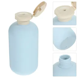 Liquid Soap Dispenser 2 Pcs Shower Gel Bottle Empty Plastic Lotion Bottles Travel Shampoo Refillable With Lids