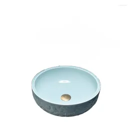 Bath Accessory Set Retro Style Table Basin Bathroom Wash El Homestay Household Jingdezhen Ceramic Art