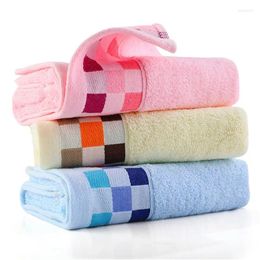 Towel 3PC Pure Cotton Absorbent Household Adult Soft Face Plain Satin Towelbathroom