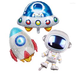 Party Decoration 3D Rocket Balloons Balloon Outer Space Spaceship Ballon For Birthday Decorations Boy Kids Baloons Toys