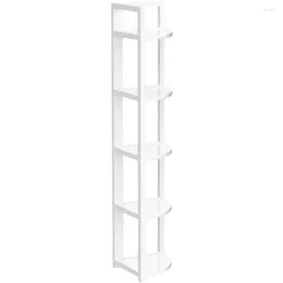 Decorative Plates 5 Tier Corner Shelf Modern Bookshelf Small Bookcase Storage Rack Plant Stand For Living Room Home Office