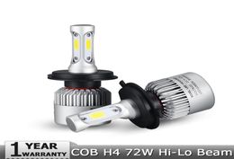 H4 H7 H11 H1 H13 H3 9004 9005 9006 9007 9012 COB LED Car Headlight Bulb HiLo Beam 72W 8000LM 6500K Auto Headlamp 12v 24v2988646