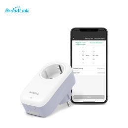 Plugs BroadLink SP4 Wifi Smart Plug Socket EU 16A Voice control by Alexa and Google Home for Smart Home solution remote control