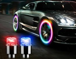 4x Car SUV Auto Wheel Tire Tyre Air Valve Stem LED Light Caps Cover Accessories5679099