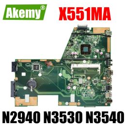 Motherboard X551MA N2815 N2830M N2930 N2940 N3530 N3540 CPU Notebook mainboard for ASUS F551MA X551MA R512MA Laptop Motherboard