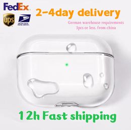 USA Stock für Apple Airpods Pro 2 2. Generation AirPod 3 Pros Kopfhörerzubehör Solid TPU Silikon Schutzhahnabdeckung Wireless Ladedoßdocktasche