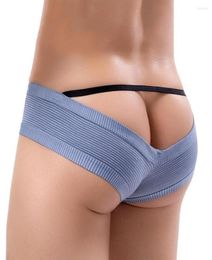 Underpants Sexy Underwear Men039s Penis Large U Convex Pouch Briefs Slips Male Panties Breathable Stretch String Low Waist Biki9294290