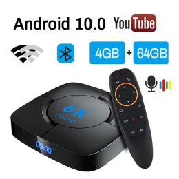 Box 6K H616 Transpeed Android 10.0 TV Box Voice Assistant 6K 3D Wifi 2.4G 5.8G 4GB RAM 32G 64G Media player Fast Box Top Box IPTV