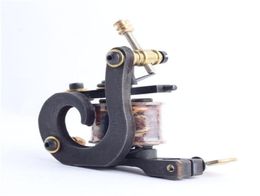 Top Selling 2PCSLot Copper Tattoo Machine 10 Laps Coils Handmade Tattoo Gun For Sahder and Liner 8700231