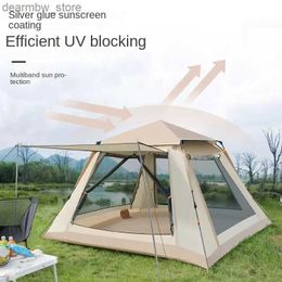 Tents and Shelters Swolf Outdoor AutomaticFully Tent 5~8 Person Beach Quick Open Folding Camping Double Rainproof Camping Shelters One Bedroom L48