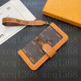 Cell Phone Cases Luxury Leather For IPhone 15 14 11 12 13 Pro Max 15Pro 14Plus 14promax Card Holder Phonecase Wallet Purse Samsung S23 S22 S21 With Strap Q240408