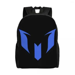 Backpack Blue Messis Soccer Football Laptop Women Men Basic Bookbag For School College Students Bags