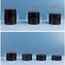 Bottles 20pcs/lot Plastic Cosmetics Jar Makeup Box Nail Art Storage Pot Container Sample Lotion Face Cream Bottle 50ml 100ml 150ml 200ml
