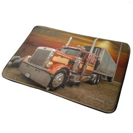 Carpets Classic Old Peterbilt Entrance Door Mat Bath Rug Minimalist Merrynotesdesigns Original Design Idea Quote Sayings Funny