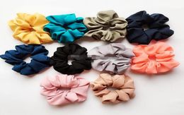 117 Styles Lady Girl Hair Scrunchy Ring Elastic Hair Bands reine Farbe