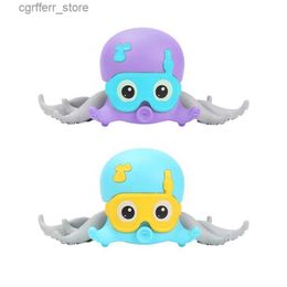 Baby Bath Toys Cute Cartoon Animal Inertial Octopus Crawling Sea Animals Children Playing In Water And Clockwork Beach Bath Toys L48