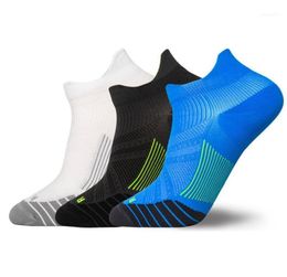 Men039s Socks Half Pressure Soccer Sports Compression Short Basket Wool Colorful Invisible Stockings Fast Dry Men Ankle Sock19958160