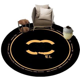 Fashion Brand Quick-Drying Diatom Ooze Floor Mats Household Bedroom Non-Slip round Floor Mat High-Grade High Quatily Luxury Absorbent Coffee Table Cushion