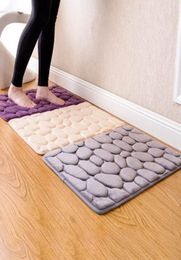 Coral Fleece Bathroom Memory Foam Rug Kit Toilet Pattern Bath Nonslip Mats Floor Carpet Set Mattress 4060CM7131751