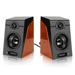 Cartões de som 3wx2 Alto -falantes de computador com som surround estéreo USB Powerd Mtimedia Speaker para PclaptopsMart Phone79487377281580 Drop OTRBV