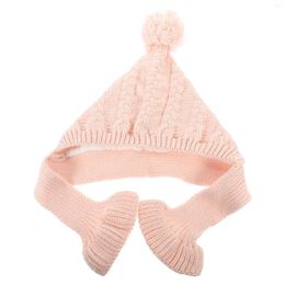 Dog Apparel Hat Dogs Decorative Pet Knitted Small Hats Headgear Winter Costume Dress Headdress Scarves