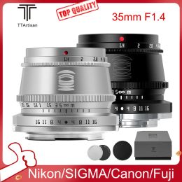 Accessories Ttartisan 35mm F1.4 Apsc Manual Focus Camera Lens for Sony E Fuji X Canon M Leica L Nikon Z Panasonic Olympus M43