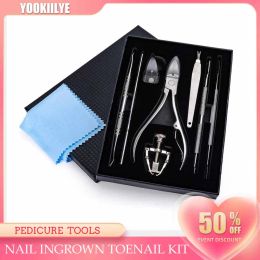 Tool 8Pcs/set Professional Pedicure Tools Ingrown Toenail Tools Kit Nail Care Ingrown Toenail Removal Correction Clippers Foot Care