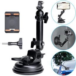 Cameras Action Camera Smartphone Suction Cup Race Car Cockpit Mount Motion Vehicle Windshied Hood Rooftop Holder for GoPro Sony Phone