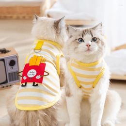Cat Costumes Pet Clothes For Cats Small Dog Breathable Thin Section Knapsack Summer Cool Vest Puppy Shitzu Clothing Pets Costume