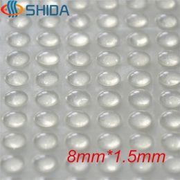 1000PCS 8mm15mm Clear Self Adhesive Soft Anti Slip Rounded Bumpers Silicone Rubber Feet PadsSticky Shock Absorber 240322