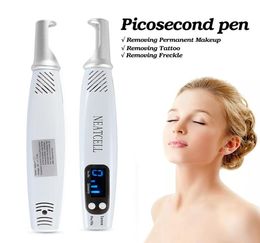 Handheld Mini Neatcell poiniter Laser Picosecond Pen Tattoo Freckle Removal Mole Dark Spot Pigment Acne scars remover Beauty Machi6866237