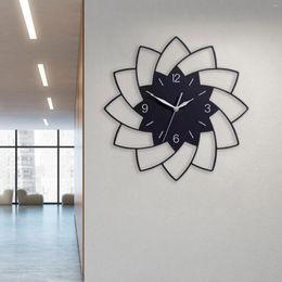 Wall Clocks Acrylic Clock 12'' Mute Simple Large Decorative For Office Kitchen Study Room Art Decor