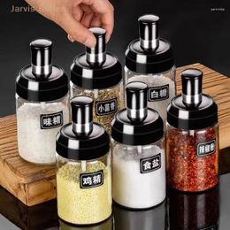 Dinnerware Oil Brush Honey Container Storage Glass Seasoning Tank Kitchen Spice Kit Bottles Pepper Spoon Jars